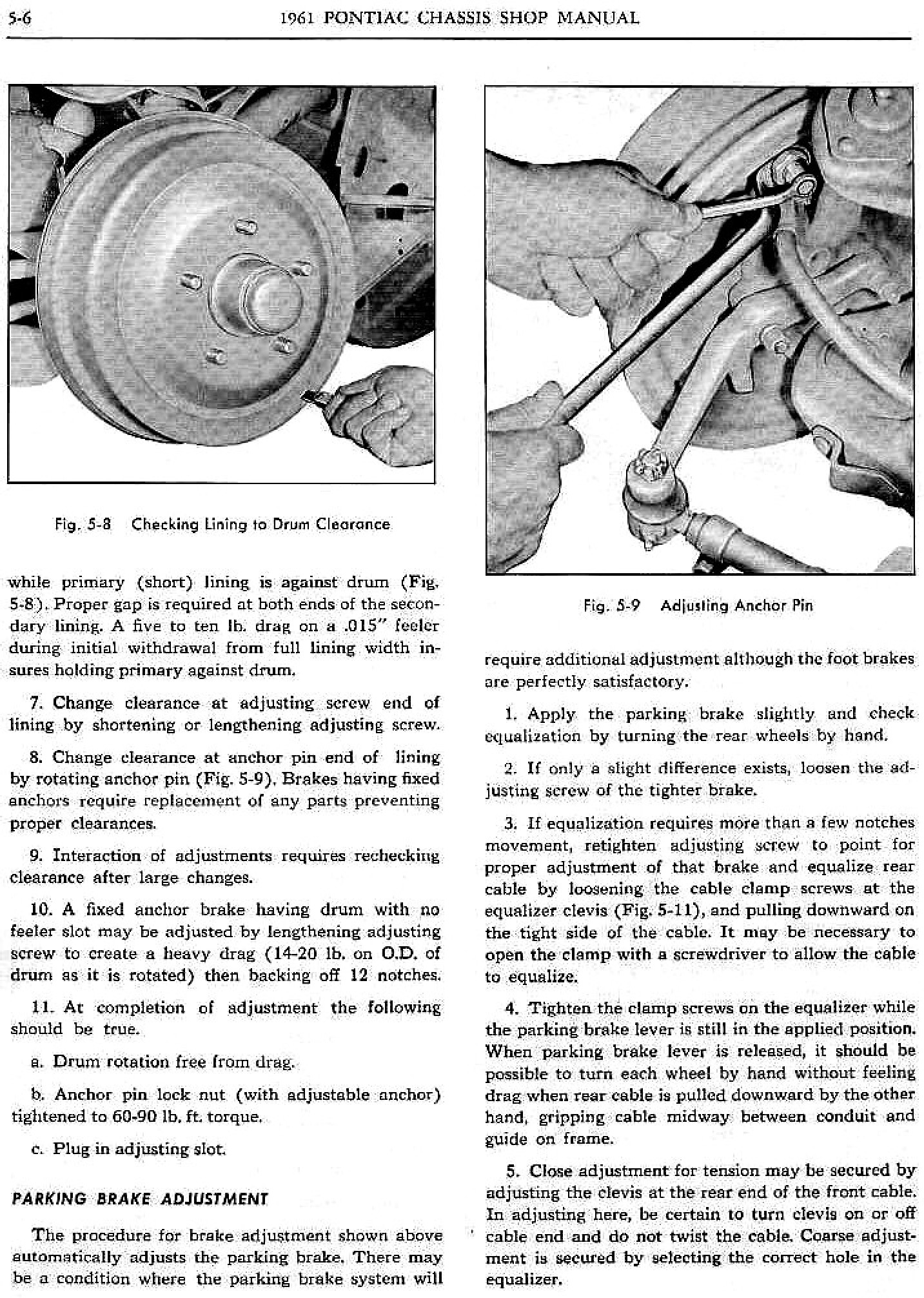 1961 Pontiac Shop Manual Brakes Page 6 of 20